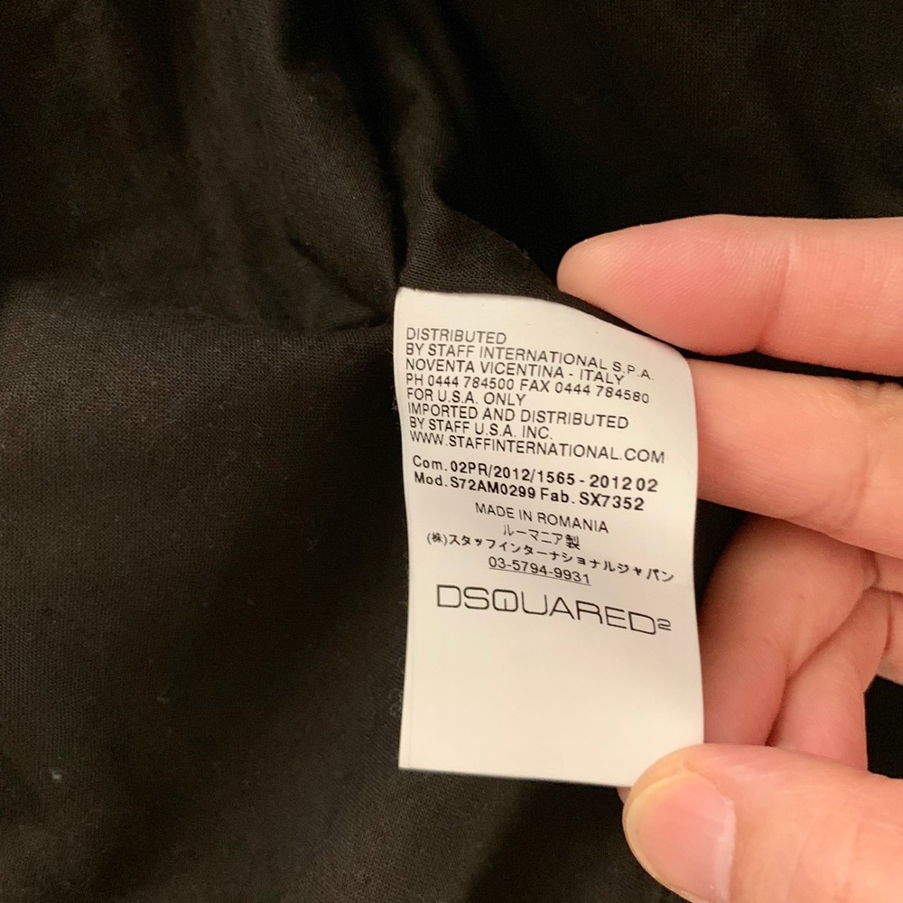 Dsquared2 Leather Jacket Barely Worn - image 5